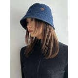 インディゴ | ステッチデニムバケットハット | EMODA