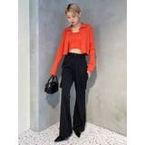 アウトポケットフレアパンツ | EMODA | 詳細画像7 