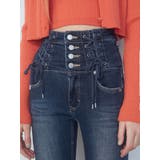 Wレースアップハイウエストフレアパギンス | EMODA | 詳細画像14 