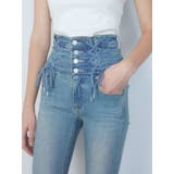 Wレースアップハイウエストフレアパギンス | EMODA | 詳細画像19 