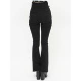 Wレースアップハイウエストフレアパギンス | EMODA | 詳細画像38 