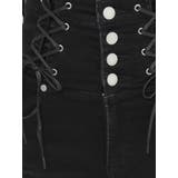 Wレースアップハイウエストフレアパギンス | EMODA | 詳細画像45 