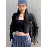 ブラック | ミニループベアセットニット | EMODA