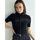 プレーティングハーフリブニット | EMODA | 詳細画像1 