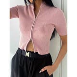 プレーティングハーフリブニット | EMODA | 詳細画像12 