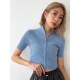 プレーティングハーフリブニット | EMODA | 詳細画像2 