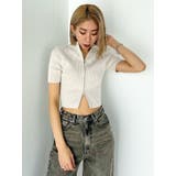 プレーティングハーフリブニット | EMODA | 詳細画像5 