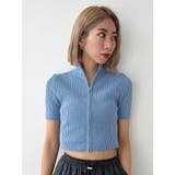 プレーティングハーフリブニット | EMODA | 詳細画像8 