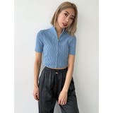 プレーティングハーフリブニット | EMODA | 詳細画像9 