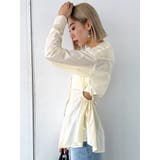 サイドオープンシェイプシャツ | EMODA | 詳細画像1 