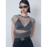 シアーチュールニットタンクトップ | EMODA | 詳細画像13 