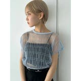 シアーチュールニットタンクトップ | EMODA | 詳細画像8 