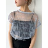 シアーチュールニットタンクトップ | EMODA | 詳細画像9 