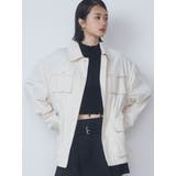アイボリー | アウトポケット2WAYシャツジャケット | EMODA