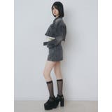 カットオフクロップドデニムジャケット | EMODA | 詳細画像16