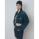 カットオフクロップドデニムジャケット | EMODA | 詳細画像19