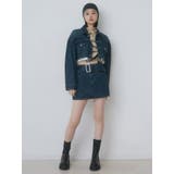 カットオフクロップドデニムジャケット | EMODA | 詳細画像22