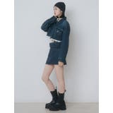 カットオフクロップドデニムジャケット | EMODA | 詳細画像23