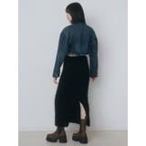 カットオフクロップドデニムジャケット | EMODA | 詳細画像26