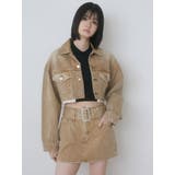 カットオフクロップドデニムジャケット | EMODA | 詳細画像27