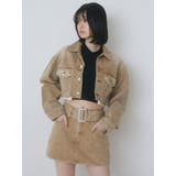 カットオフクロップドデニムジャケット | EMODA | 詳細画像28