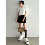 ラウンドハイウエストショートパンツ | EMODA | 詳細画像12