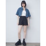 ラウンドハイウエストショートパンツ | EMODA | 詳細画像3