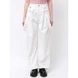 ホワイト | NYLON LOOSE SUSPENDER PT | EMODA