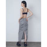 サイドドローストリングナイロンスカート | EMODA | 詳細画像10 