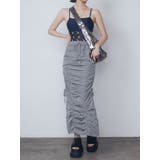 サイドドローストリングナイロンスカート | EMODA | 詳細画像11 