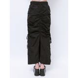 サイドドローストリングナイロンスカート | EMODA | 詳細画像17 