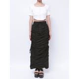 サイドドローストリングナイロンスカート | EMODA | 詳細画像21 