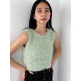 ライム | フラッフィーニットタンクトップ | EMODA