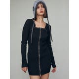 プレーティングリブジップワンピース | EMODA | 詳細画像16