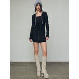 プレーティングリブジップワンピース | EMODA | 詳細画像17