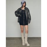 プレーティングリブジップワンピース | EMODA | 詳細画像20