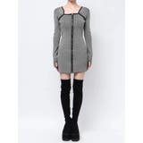 プレーティングリブジップワンピース | EMODA | 詳細画像28