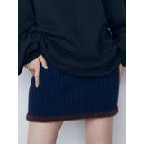 シャギーエッジミニマルスカート | EMODA | 詳細画像23 