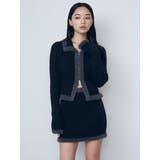 シャギーエッジミニマルスカート | EMODA | 詳細画像3 