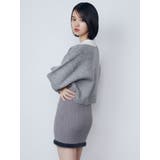 シャギーエッジミニマルスカート | EMODA | 詳細画像38 