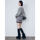 シャギーエッジミニマルスカート | EMODA | 詳細画像41 