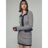 シャギーエッジミニマルスカート | EMODA | 詳細画像48 