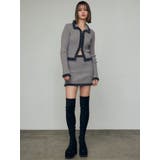 シャギーエッジミニマルスカート | EMODA | 詳細画像49 