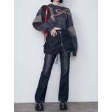 レイヤージャストウエストフレアージーンズ | EMODA | 詳細画像15