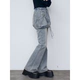 レイヤージャストウエストフレアージーンズ | EMODA | 詳細画像23