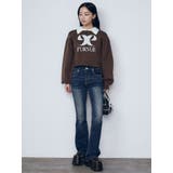 レイヤージャストウエストフレアージーンズ | EMODA | 詳細画像26