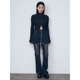 レイヤージャストウエストフレアージーンズ | EMODA | 詳細画像29