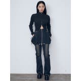 レイヤージャストウエストフレアージーンズ | EMODA | 詳細画像30