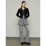 レイヤージャストウエストフレアージーンズ | EMODA | 詳細画像34