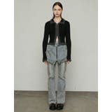 レイヤージャストウエストフレアージーンズ | EMODA | 詳細画像36